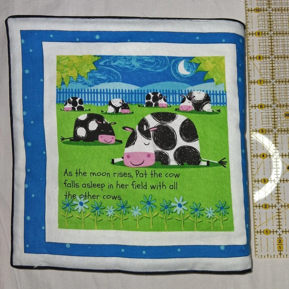 Pat the Cow Makes Friends Soft Fabric Baby‎ Book by Kate Mawdsley